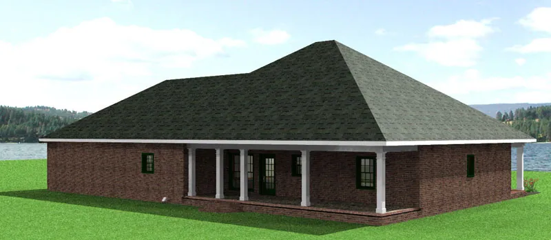European House Plan Color Image of House - Gretta European Ranch Home 028D-0045 - Search House Plans and More