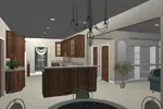 Acadian House Plan Kitchen Photo 01 - Gerald Country Plantation Home 028D-0055 - Search House Plans and More