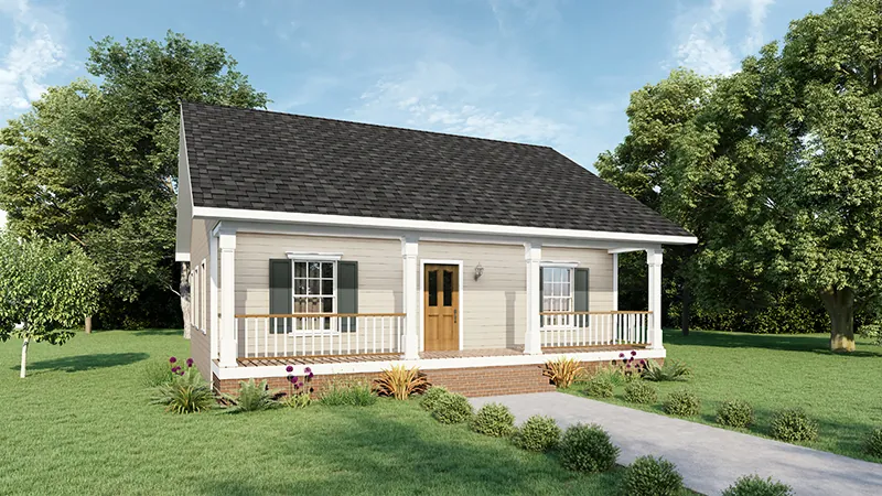 Warren Grove Cabin Home Plan 028D-0057 - Shop House Plans and More