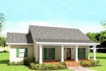Ranch House Plan Front Image - Germainia  Country Ranch Home 028D-0073 - Search House Plans and More