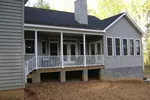 Country House Plan Rear Photo of House - Corbin Park Craftsman Home 028D-0087 - Search House Plans and More