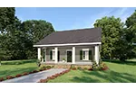 Ranch House Plan Front of Home - 028D-0090 - Shop House Plans and More