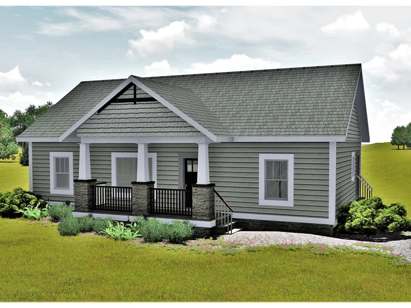 Front Photo 03 - 028D-0091 - Shop House Plans and More
