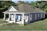 Ranch House Plan Front Photo 01 - Athena Hill Bungalow Home 028D-0093 - Search House Plans and More