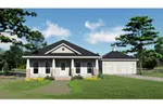 Ranch House Plan Front of Home - 028D-0094 - Shop House Plans and More