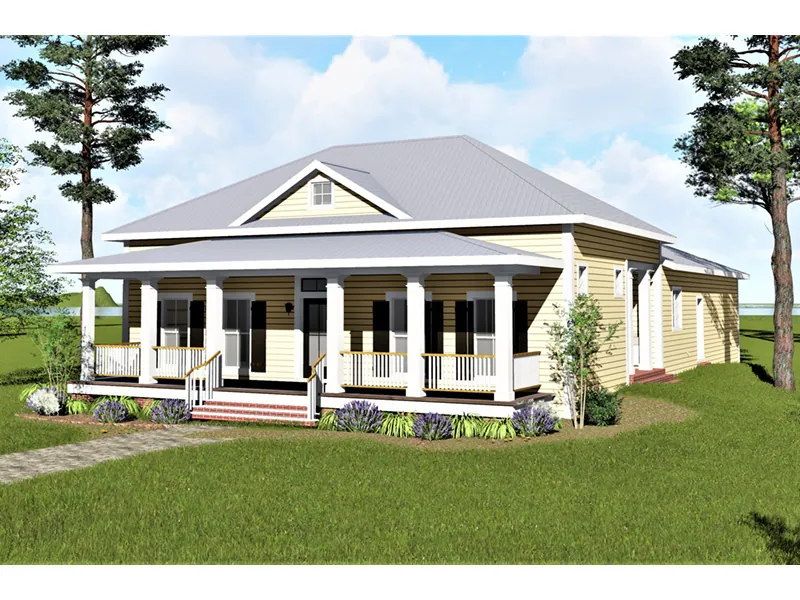 Country House Plan Front Photo 01 - Frances Park Country Home 028D-0098 - Search House Plans and More