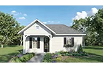 Ranch House Plan Front of Home - Hanna Lane Modern Farmhouse 028D-0099 - Search House Plans and More
