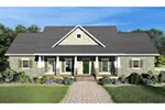 Craftsman House Plan Front of Home - Walsh Grove Craftsman Home 028D-0105 - Shop House Plans and More