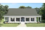 Lowcountry House Plan Front of Home - 028D-0110 - Shop House Plans and More
