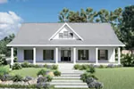 Ranch House Plan Front of Home - Egan Farm Modern Farmhouse 028D-0112 - Search House Plans and More