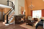 Living Room Photo 01 - Apple Hill European Home 032D-0027 - Search House Plans and More