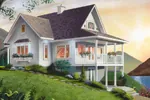 Front Photo 01 - Freshfield Waterfront Home 032D-0040 - Search House Plans and More