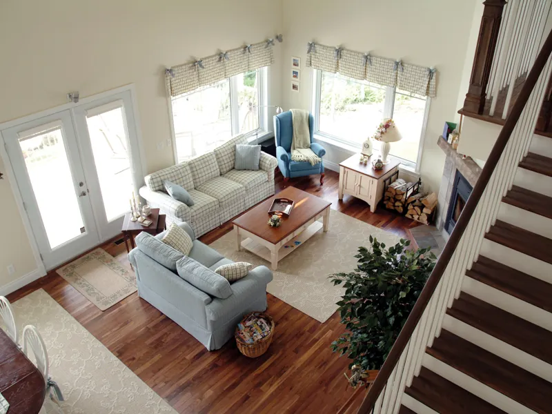 Living Room Photo 02 - Freshfield Waterfront Home 032D-0040 - Search House Plans and More