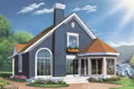 Rear Photo 01 - Rycroft Bay Cottage Home 032D-0042 - Shop House Plans and More