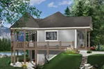 Contemporary House Plan Front Photo 02 - Kressley Country Vacation Home 032D-0050 - Search House Plans and More