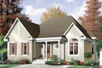 Ranch House Plan Front Image - Leicester Ranch Home 032D-0091 - Shop House Plans and More