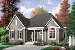 Ranch House Plan Front Photo 02 - Leicester Ranch Home 032D-0091 - Shop House Plans and More