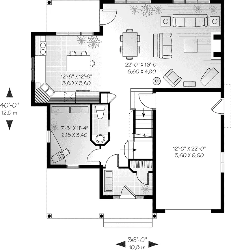 First Floor - Colington Country Home 032D-0224 - Search House Plans and More