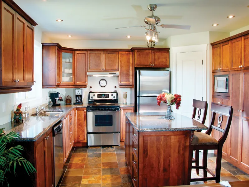 Kitchen Photo 01 - Durham Crest European Home 032D-0239 - Search House Plans and More