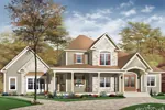 Traditional House Plan Front Image - Newton Grove Country Farmhouse 032D-0248 - Shop House Plans and More