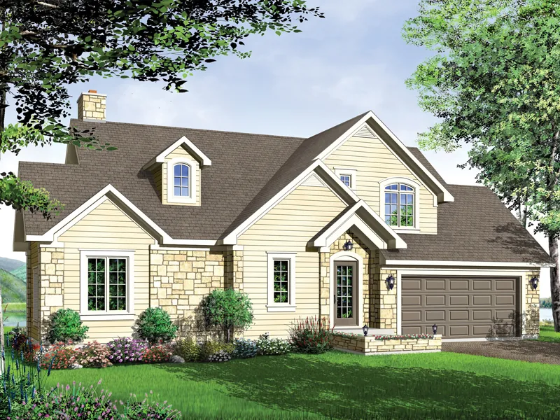 Front Image - Scotch Ridge French Country Home 032D-0261 - Shop House Plans and More