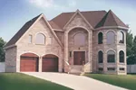 Traditional House Plan Front Photo 01 - Clarington Contemporary Home 032D-0325 - Search House Plans and More