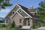 Vacation House Plan Front Photo 06 - Duffy Pass Cottage Cabin Home 032D-0368 - Search House Plans and More