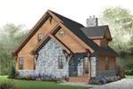 Vacation House Plan Front Photo 08 - Duffy Pass Cottage Cabin Home 032D-0368 - Search House Plans and More