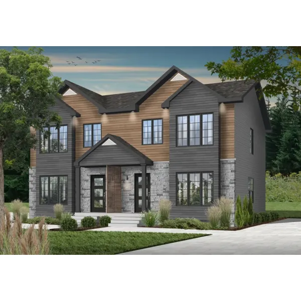 Kenton Multi-Family Duplex Plan 032D-0370 - Search House Plans and More