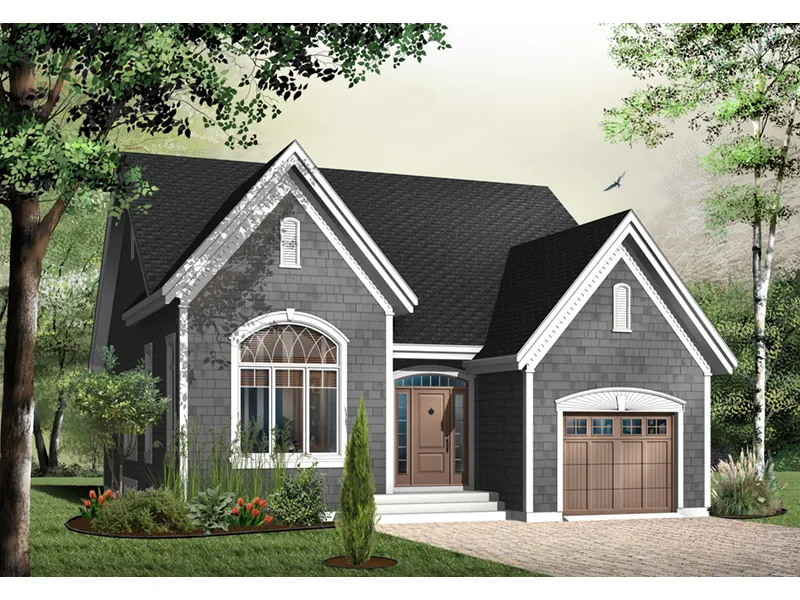 Ranch House Plan Front Photo 02 - Wanette English Cottage Home 032D-0394 - Shop House Plans and More