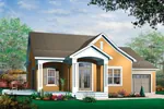 Ranch House Plan Front Image - Arnette Place Craftsman Home 032D-0396 - Search House Plans and More