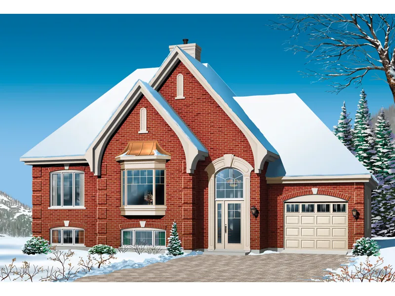 European House Plan Front Image - Goldsby Ranch Home 032D-0431 - Search House Plans and More