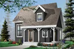 Saltbox House Plan Front Photo 03 - Colegrove Cottage Home 032D-0456 - Search House Plans and More