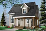 Saltbox House Plan Front Photo 08 - Colegrove Cottage Home 032D-0456 - Search House Plans and More