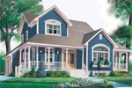 Traditional House Plan Front Photo 02 - Reidsburg Country Home 032D-0468 - Shop House Plans and More