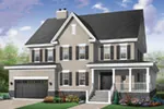 Traditional House Plan Front Photo 04 - Saluvia Luxury Country Home 032D-0496 - Shop House Plans and More