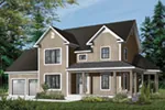 Modern House Plan Front Photo 01 - DeRosa Two-Story Farmhouse 032D-0502 - Search House Plans and More