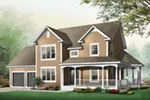 Modern House Plan Front Photo 03 - DeRosa Two-Story Farmhouse 032D-0502 - Search House Plans and More