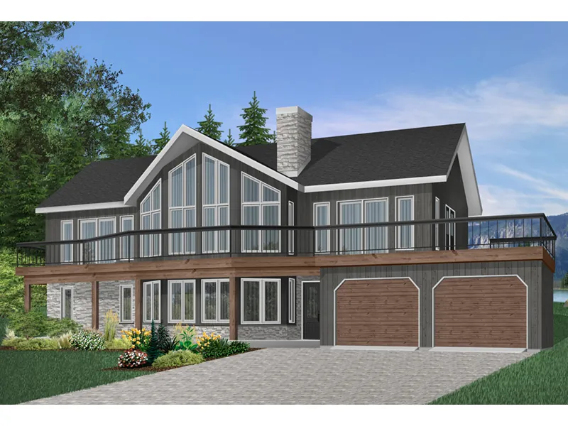 Modern House Plan Front Photo 02 - Laurel Manor Craftsman Home 032D-0511 - Shop House Plans and More