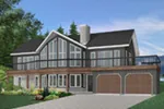 Modern House Plan Front Photo 02 - Laurel Manor Craftsman Home 032D-0511 - Shop House Plans and More