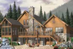 Front Image - White Valley Rustic Luxury Home 032D-0522 - Shop House Plans and More