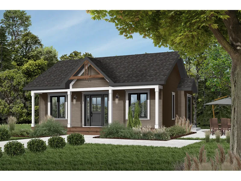 Southern House Plan Front Photo 02 - Harleigh Country Cottage Home 032D-0538 - Search House Plans and More