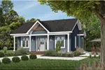 Southern House Plan Front Photo 03 - Harleigh Country Cottage Home 032D-0538 - Search House Plans and More