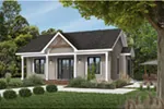 Southern House Plan Front Photo 04 - Harleigh Country Cottage Home 032D-0538 - Search House Plans and More
