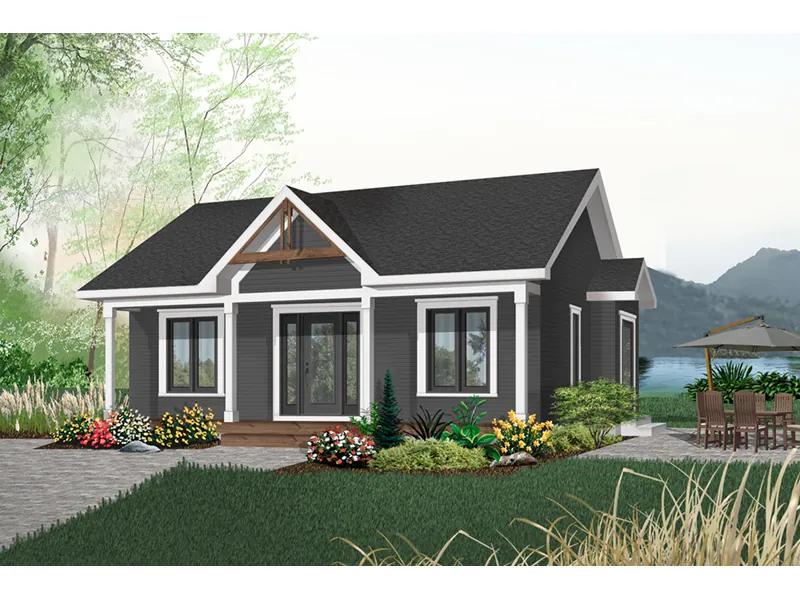 Southern House Plan Front Photo 05 - Harleigh Country Cottage Home 032D-0538 - Search House Plans and More