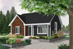Ranch House Plan Front Photo 02 - Ladina Country Home 032D-0542 - Shop House Plans and More