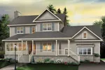 Lowcountry House Plan Front Photo 01 - Canova Traditional Farmhouse 032D-0633 - Search House Plans and More