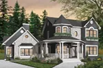 Traditional House Plan Front Photo 03 - Laurel Run Victorian Home 032D-0639 - Shop House Plans and More