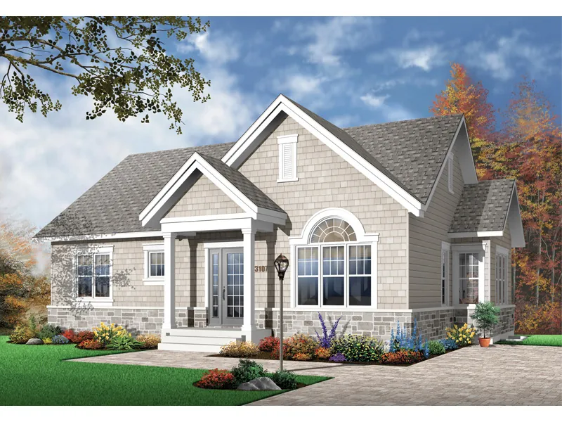 Modern House Plan Front Image - Malcolm Farm Country Home 032D-0655 - Shop House Plans and More