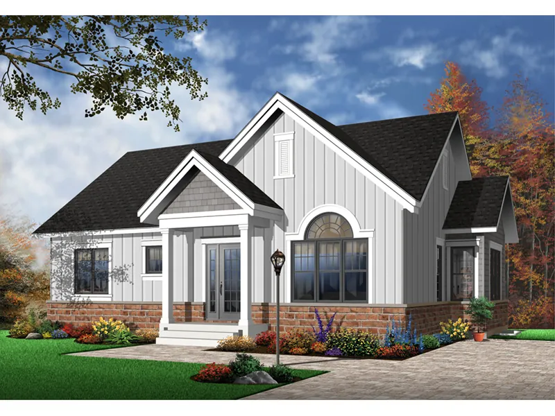 Modern House Plan Front Photo 01 - Malcolm Farm Country Home 032D-0655 - Shop House Plans and More